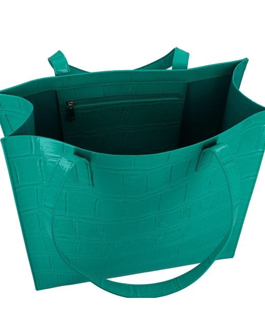 Ted Baker Green Handtasche Croccon