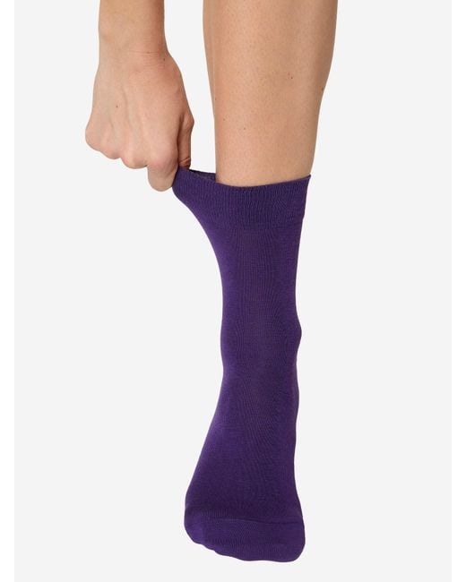 Nur die Purple Freizeitsocken Colour Socken Bunt