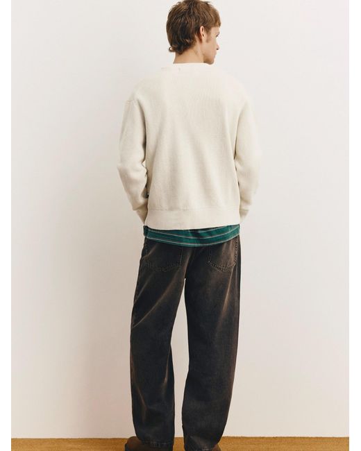 Pull&Bear Pullover in White für Herren