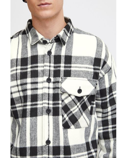Solid Hemd in Black für Herren