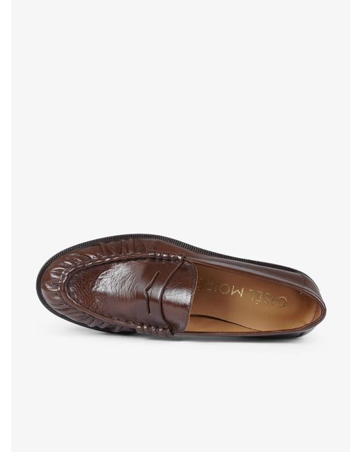 GISÉL MOIRÉ Brown Halbschuhe