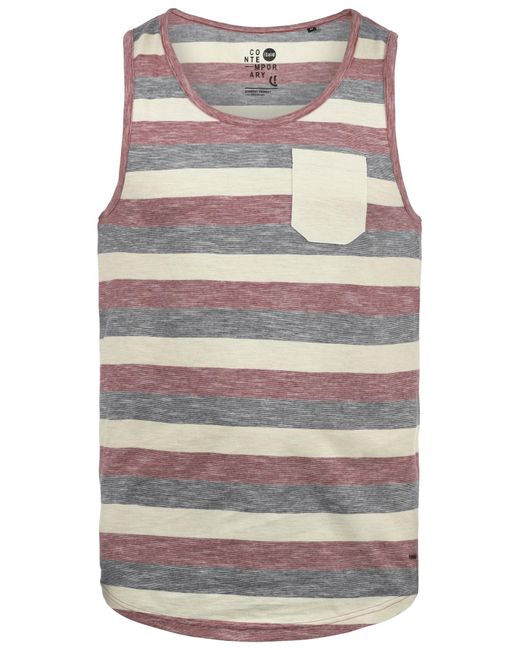Solid Tanktop 'whicco' in Gray für Herren