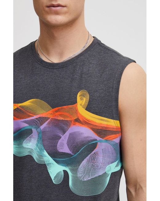 Solid Shirt in Gray für Herren