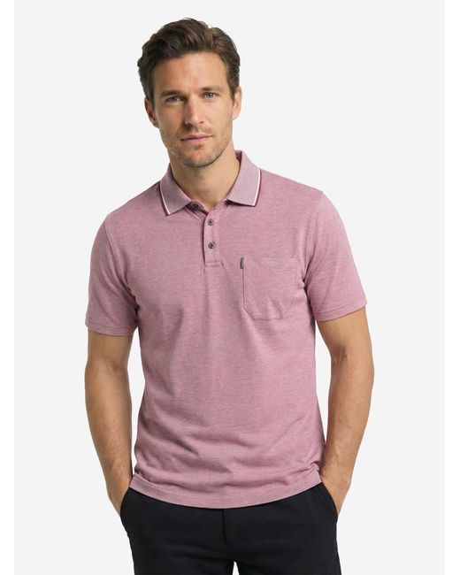 CASA MODA Shirt Basic in Purple für Herren