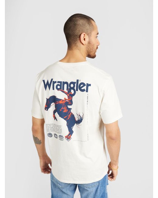 Wrangler T-shirt in White für Herren