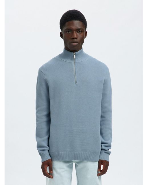 SELECTED Pullover Slhdane in Blue für Herren