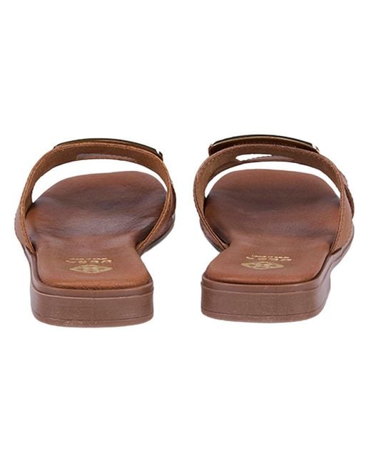 Desa Brown Pantolette Folien