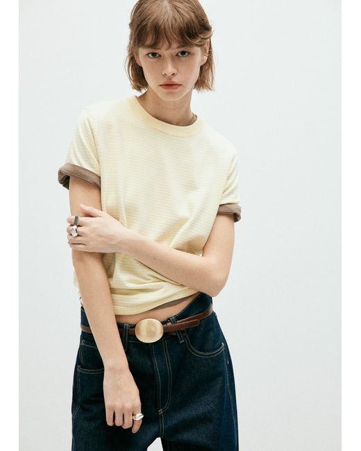 Mango White Pullover Arca