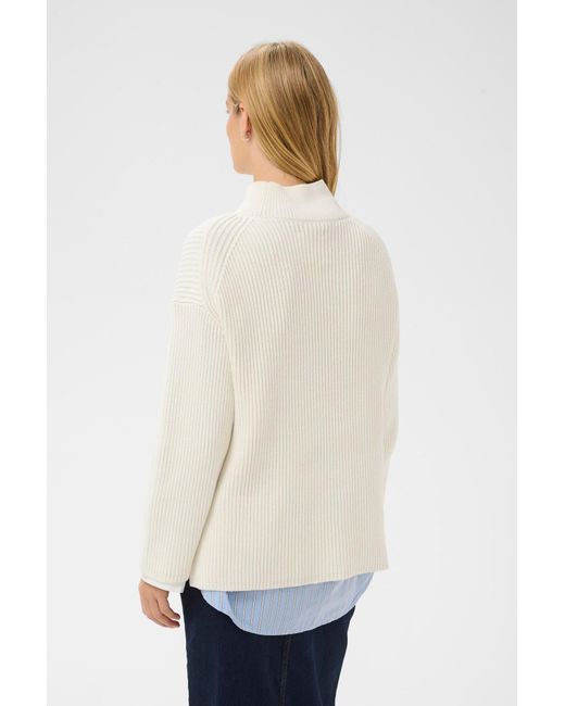 Part Two White Pullover Pwziya
