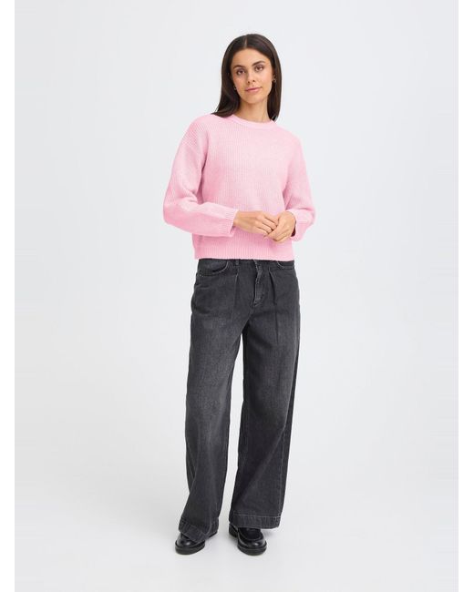 Oxmo Pink Strickpullover