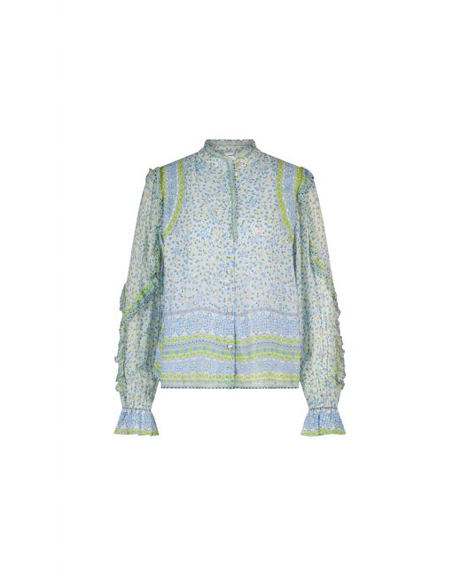 FABIENNE CHAPOT Blue Bluse 'Etje'