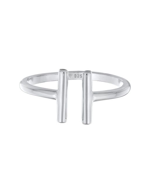 Elli Jewelry Metallic Ring Geo