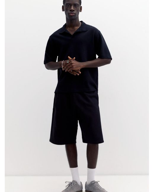 Pull&Bear Poloshirt in Black für Herren