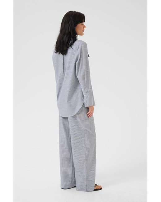 My Essential Wardrobe Gray Bluse 'Skye'