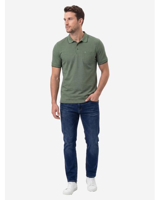 RAGMAN Shirt Basic in Green für Herren