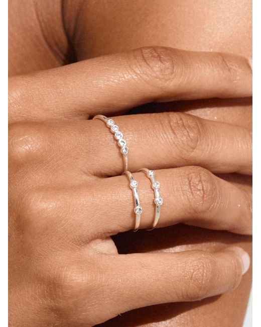 Pilgrim White Ring
