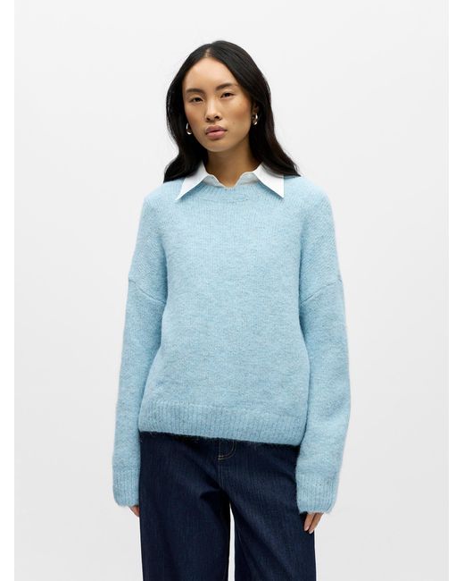 Object Blue Pullover Objsaggia