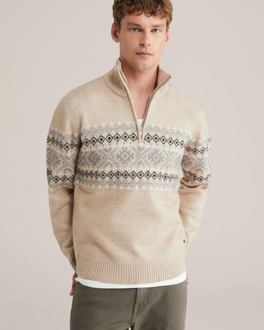 WE Fashion Pullover in Natural für Herren