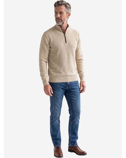 Redmond Pullover Basic in Natural für Herren