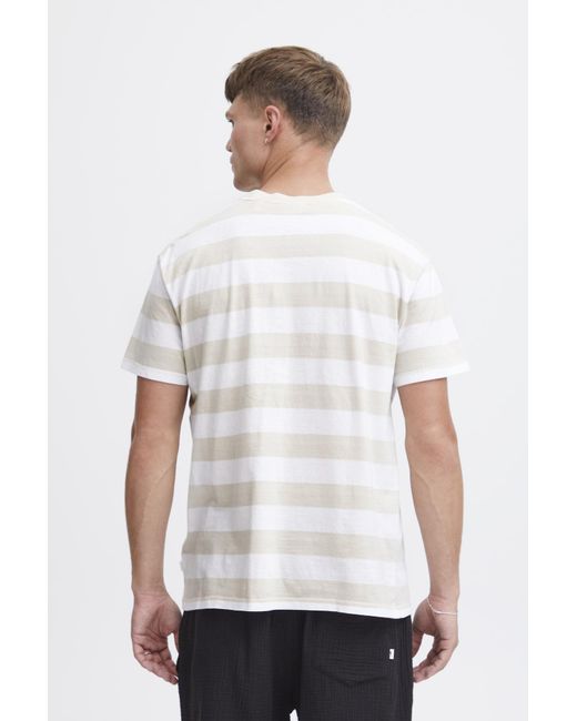 Solid T-Shirt Iko in White für Herren
