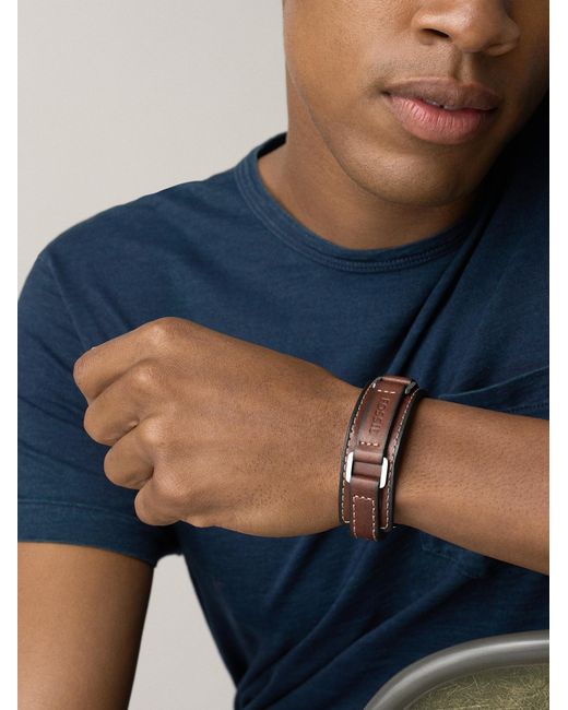 Fossil Armband Machine in Brown für Herren