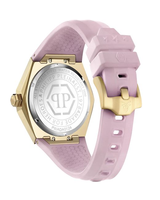 Philipp Plein Pink Kull Stacheln Damen Uhr Pwada0124