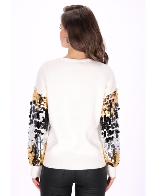 faina White Pullover