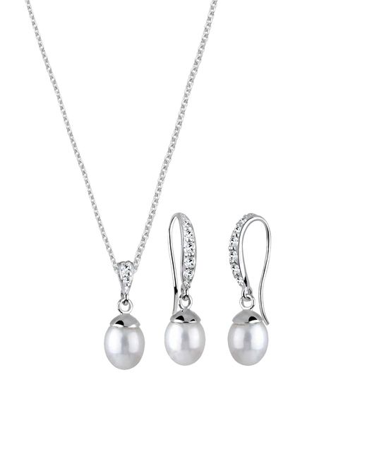 Elli Jewelry White Schmuckset