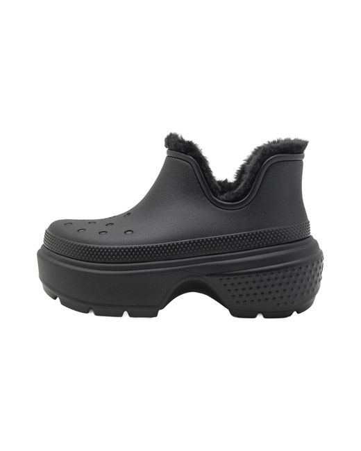 CROCSTM Black Stiefelette Stomp