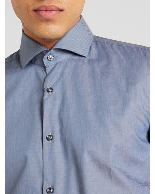 HUGO Hemd 'kason' in Blue für Herren