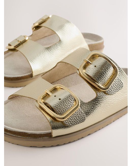 Next Metallic Pantolette