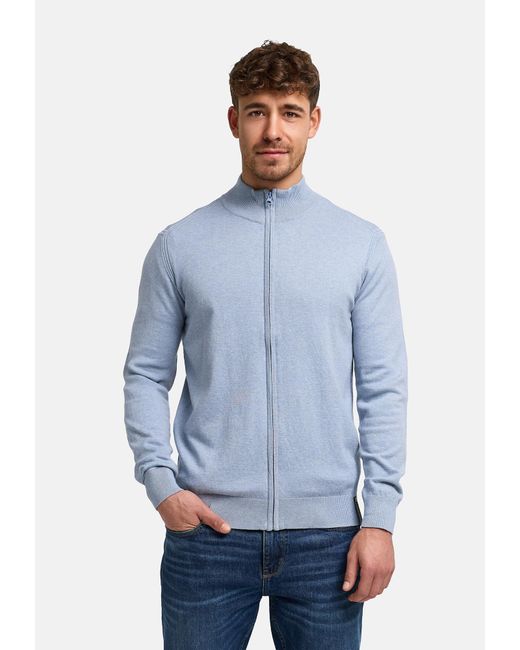 INDICODE Strickjacke in Blue für Herren