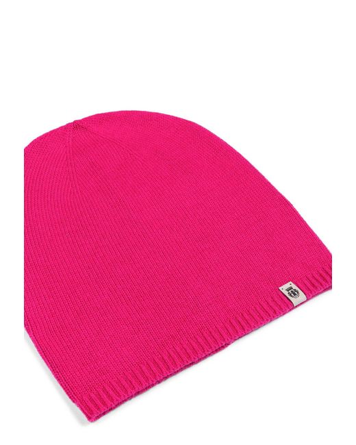 Roeckl Pink Beanie Mütze Essentials
