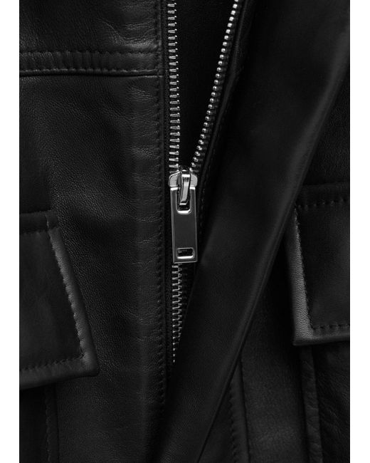 Mango Black Parka Robert