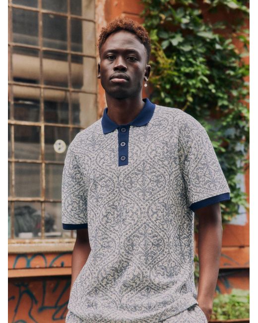 Solid Poloshirt Sduxton in Blue für Herren