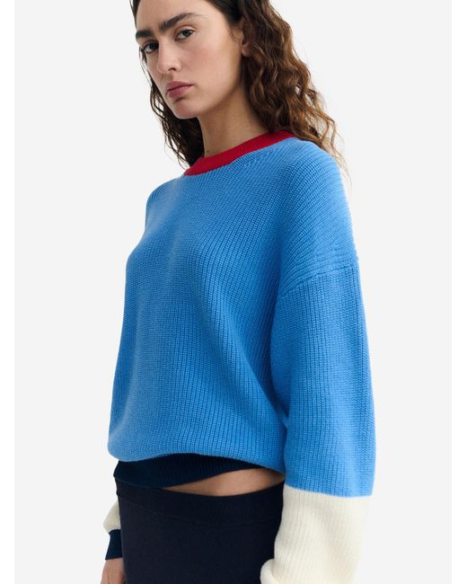 Thinking Mu Blue Pullover Carmen