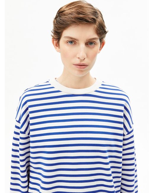 ARMEDANGELS Blue Pullover Frankaa