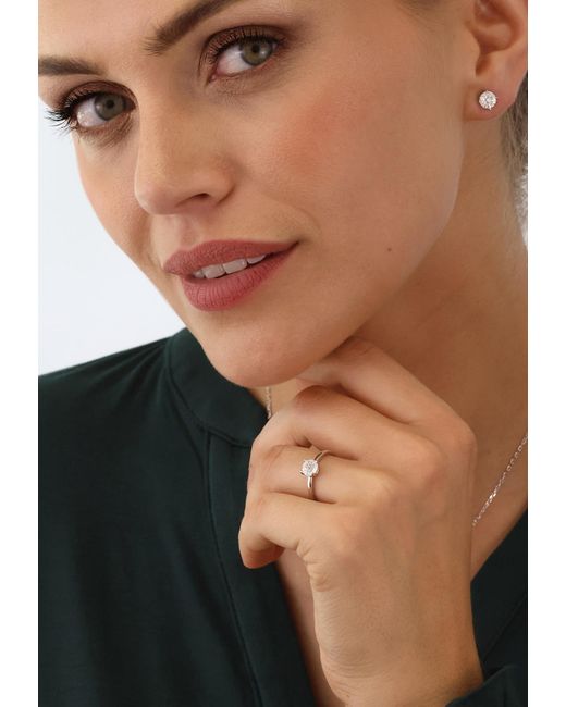 NANA KAY White Ring Classic Solitaire