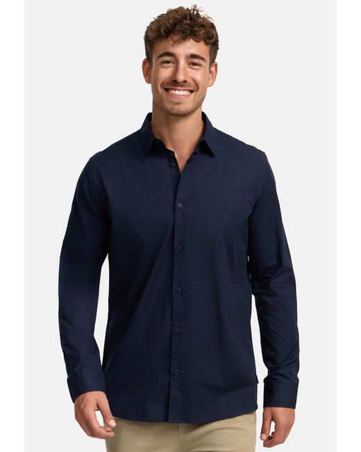 INDICODE Hemd Kamby in Blue für Herren