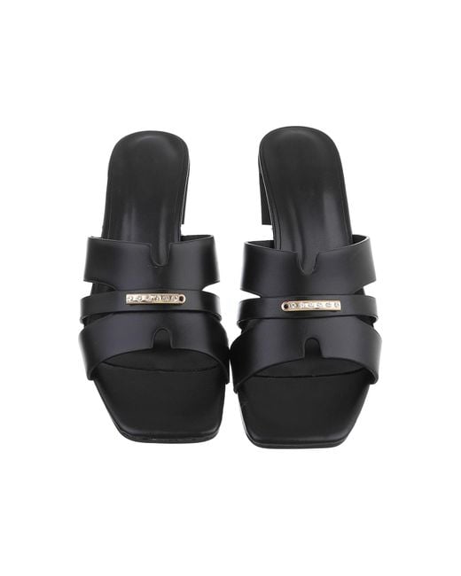 Ital-Design Black Pantolette