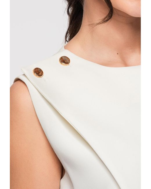 Ombre White Bluse