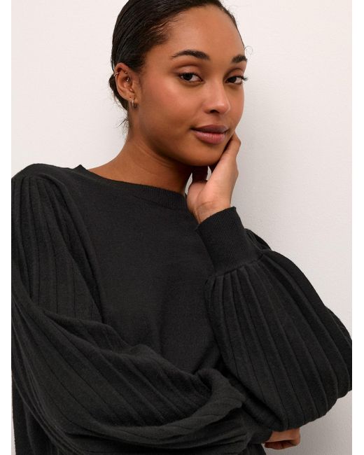 Kaffe Black Pullover Lone