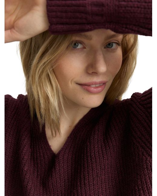 Tom Tailor Purple Pullover
