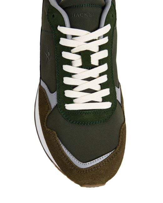 Hackett Sneaker Vector Device in Green für Herren