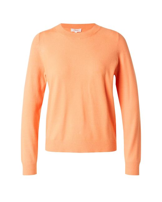 S.oliver Orange Pullover