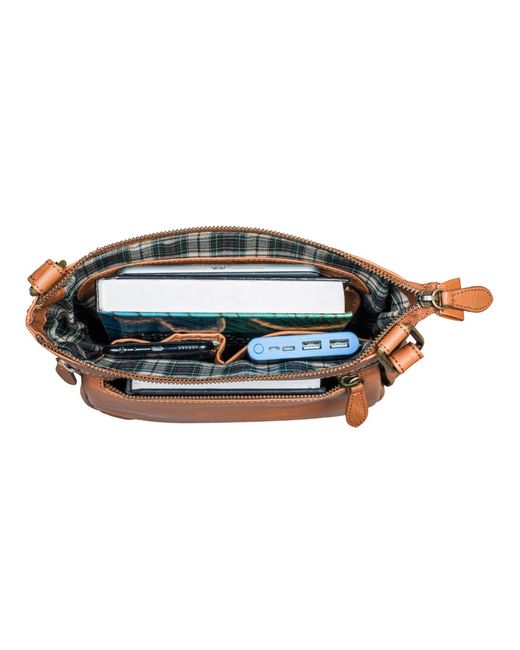 Benthill Brown Schultertasche