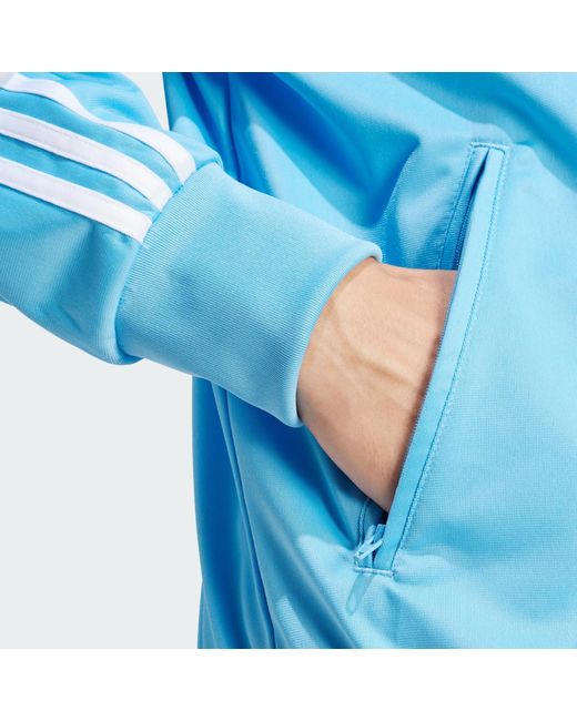 Adidas Originals Sweatjacke 'adicolor classics firebird' in Blue für Herren