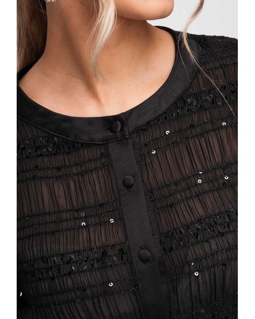 Ombre Black Bluse