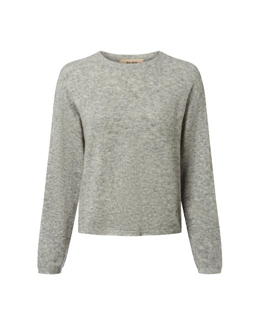 Mos Mosh Gray Strickpullover Mmmape