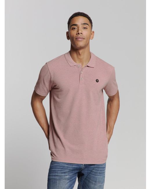 No Excess Poloshirt in Pink für Herren